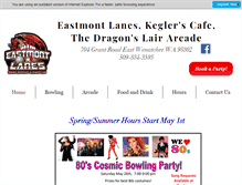 Tablet Screenshot of eastmontlanes.net